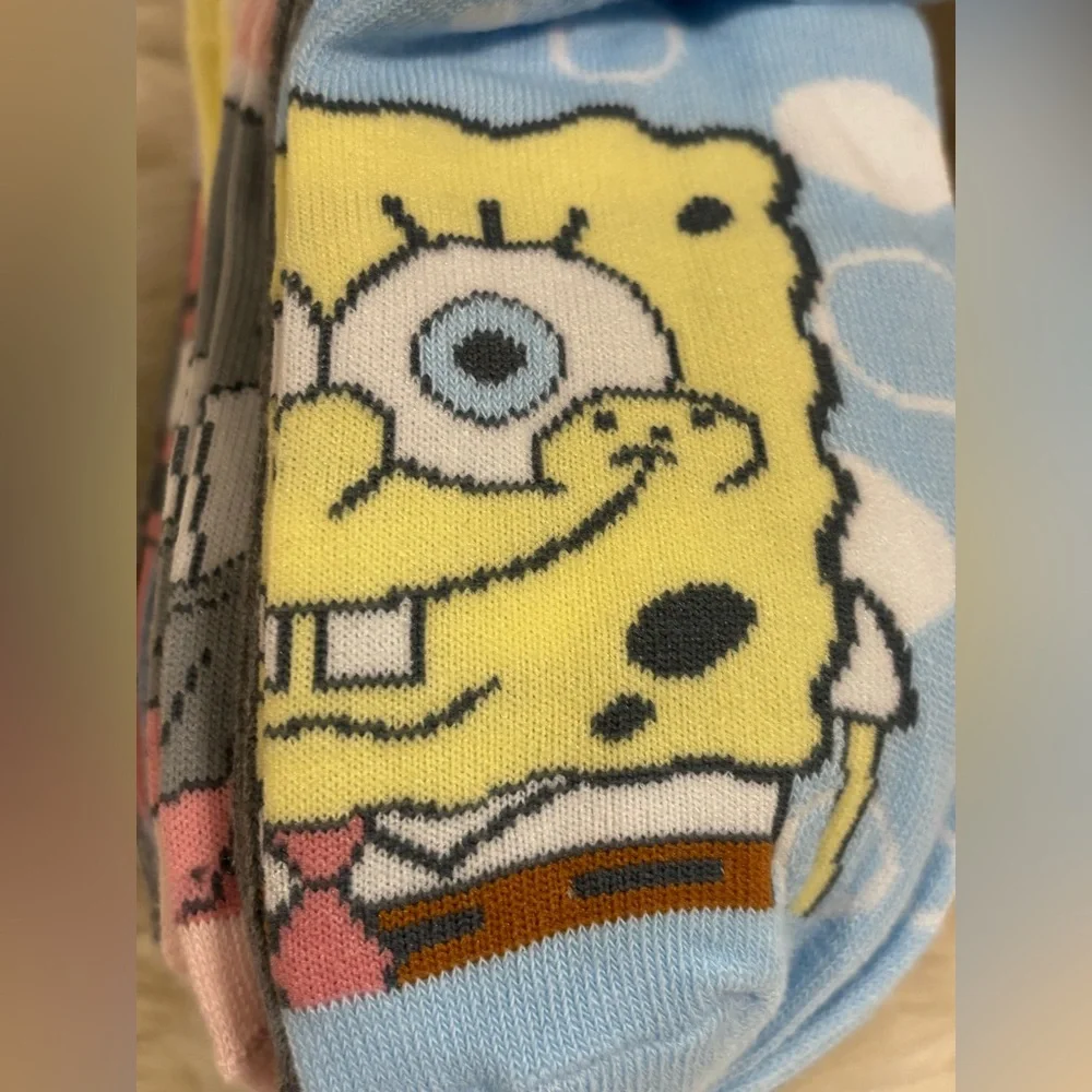 SpongeBob SquarePants 9 Pack No Show Socks